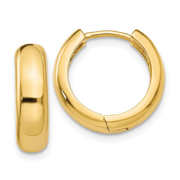 14k Round Hinged Hoop Earrings – Sensenich Jeweler