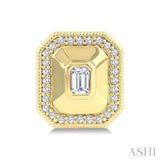 .35CTTWDM OCT ART DECO BOLD ER YG 14K-G*