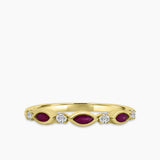 Colored Stone Rings  -  Women'