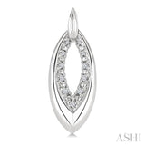 .10CTRDDM MQ LINK EARRINGS SL-S*