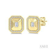 .35CTRD&OCDM OC-SH ART DECO ER YG 14K-G*