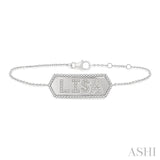 .40CTRDDM"LISA"NM PLT BR-SML WG 10K-S*