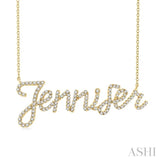 .33CTRDDM"JENNIFER"SCR NK-SML YG 10K-S*