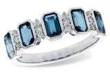 Colored Stone Rings  -  Women'