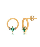 Colored Stone Earring