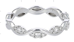 Diamond Wedding Bands  -  Women'