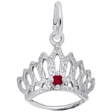 TIARA W/BIRTHSTONE-JAN