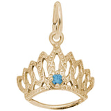 TIARA W/BIRTHSTONE-DEC