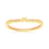 Gold Wedding Bands  -  Women'