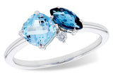 Colored Stone Rings  -  Women'