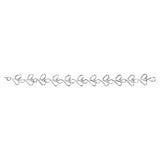 Steal Her Heart Silver Bracelet