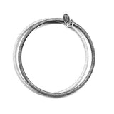 Sterling Silver Ruthenium Bangles 