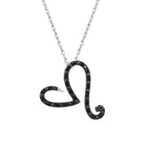 1/3 CTTW SHH BLACK DIAMOND PENDANT