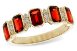 Colored Stone Rings  -  Women'