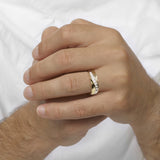 Diamond Wedding Bands  -  Men'
