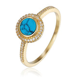Colored Stone Rings  -  Women'