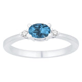 Colored Stone Rings  -  Women'