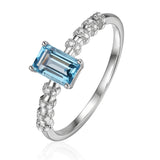 Colored Stone Rings  -  Women'