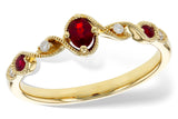 Colored Stone Rings  -  Women'