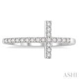 Cross Diamond Fashion Ring