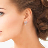 Heart Shape Diamond Earrings