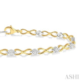 Diamond Illusion Plate Bracelet