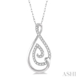 Diamond Drop Shape Fashion Pendant