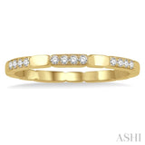 Stackable Light Weight Diamond Band