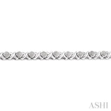 Silver Diamond Bracelet