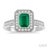 Gemstone & Diamond Ring