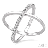 Diamond X Fashion Ring