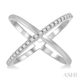 Diamond X Fashion Ring