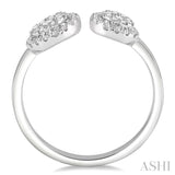 Lovebright 2 Stone  Open  Diamond Fashion Ring