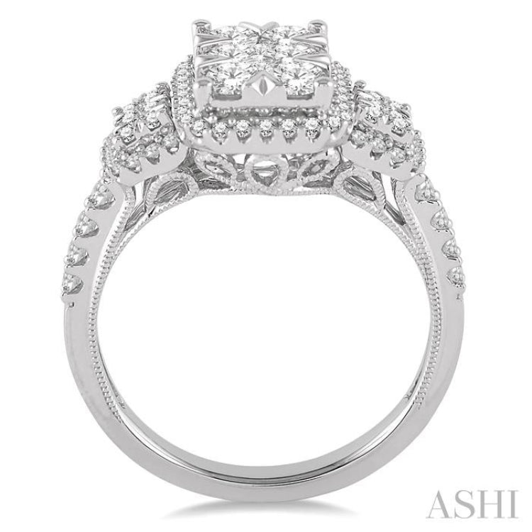 Past Present & Future Lovebright Diamond Fashion Ring