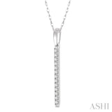 Diamond Straight Bar Pendant