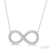 Infinity Shape Diamond Necklace