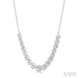 Illusion Plate Diamond Necklace