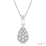 Pear Shape Diamond Pendant