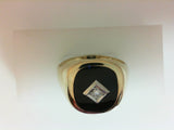 Colored Stone Rings  -  Men'